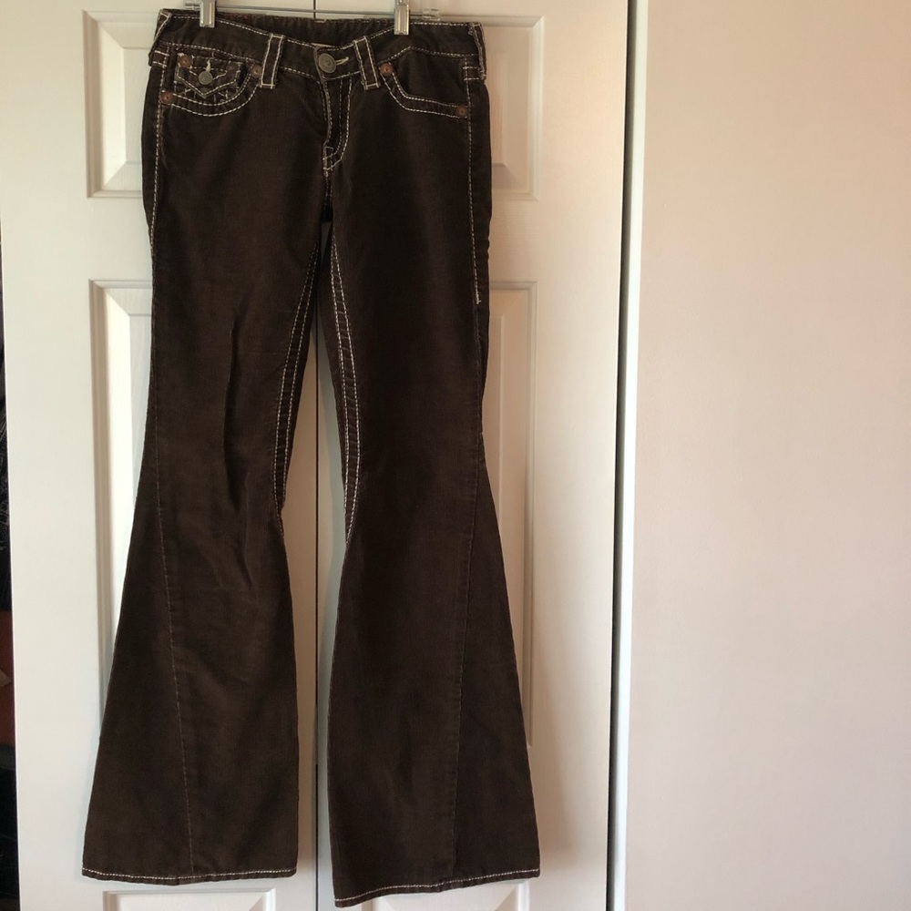 True Religion Corduroy Jeans Brown